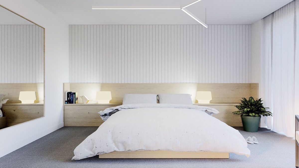 Mẫu phòng ngủ phong cách tối giản, ấn tượng theo xu hướng hiện nay